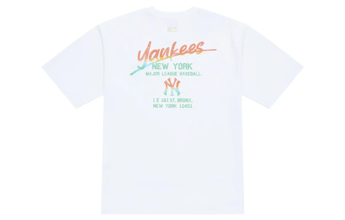 MLB New York Yankees Basic Collection SS25 T Shirt Unisex White