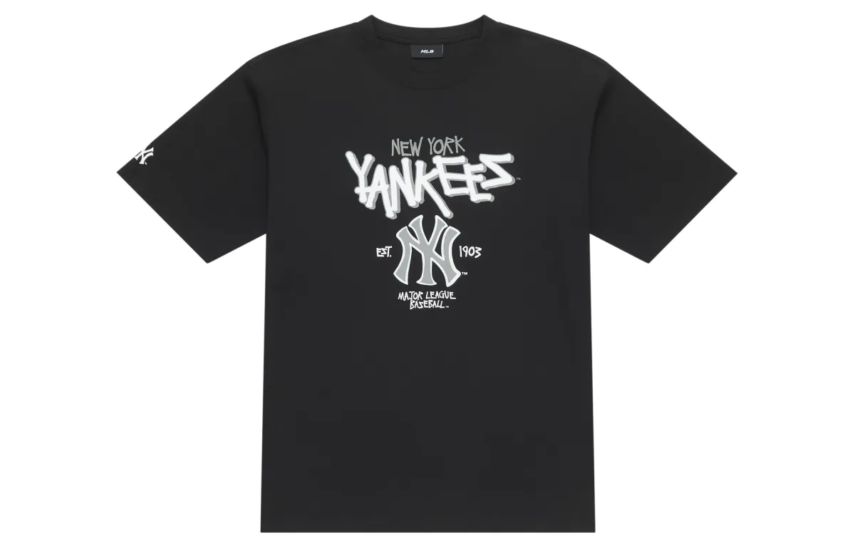 MLB New York Yankees Basic Collection SS25 T Shirt Unisex Black