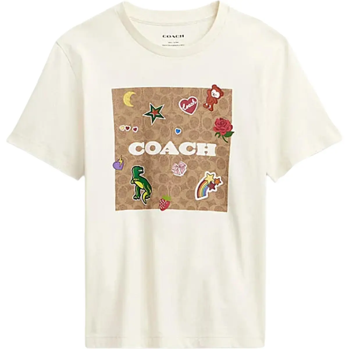 COACH SS24 T Shirt Women's Cream