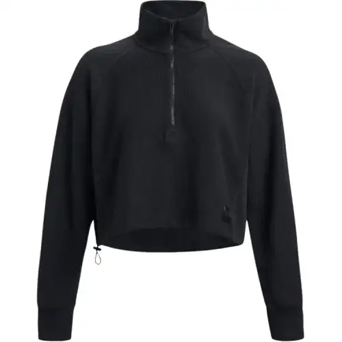 Under Armour Ottoman Sweatshirts Women's Black Stand Collar Thickened Regular
