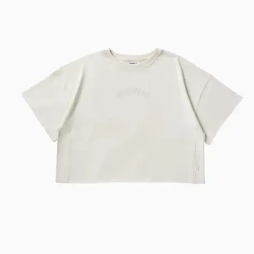 Converse T Shirts Unisex Ecru Crew Neck Moderate
