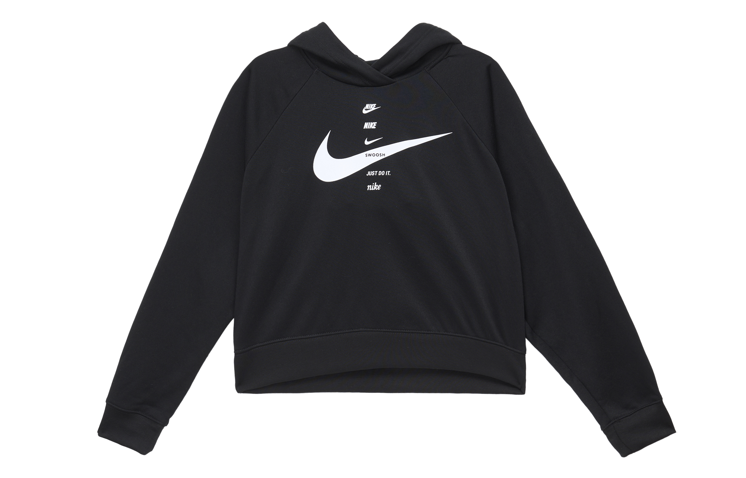 Женское худи Nike Sportswear (черно-белое)