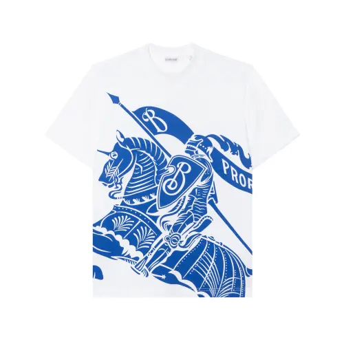 Burberry Ekd Print Cotton T shirt