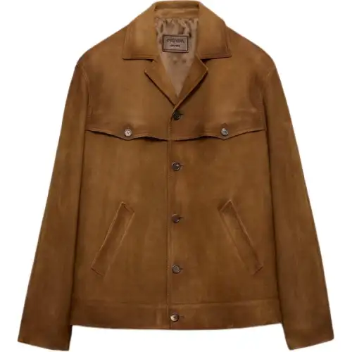 Prada Long-Sleeved Button-Up Jacket