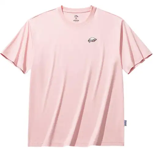 Anta x HAIBAOKANKAN,LIANMINGKUAN Life Collection T Shirt Unisex Clear Plum Powder