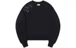 Li Ning Sweatshirts Women's Black Crew Neck Moderate Regular