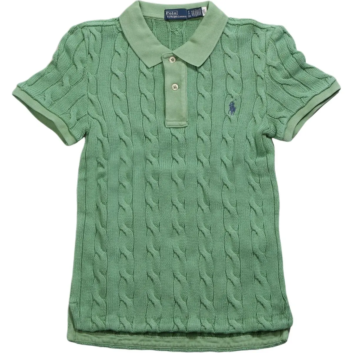 Polo Ralph Lauren Polo Pony Embroidered Knitted Polo Top