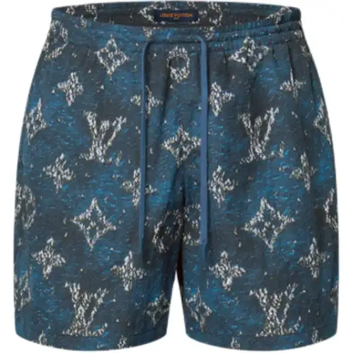 Lv Printed Monogram Swim Shorts