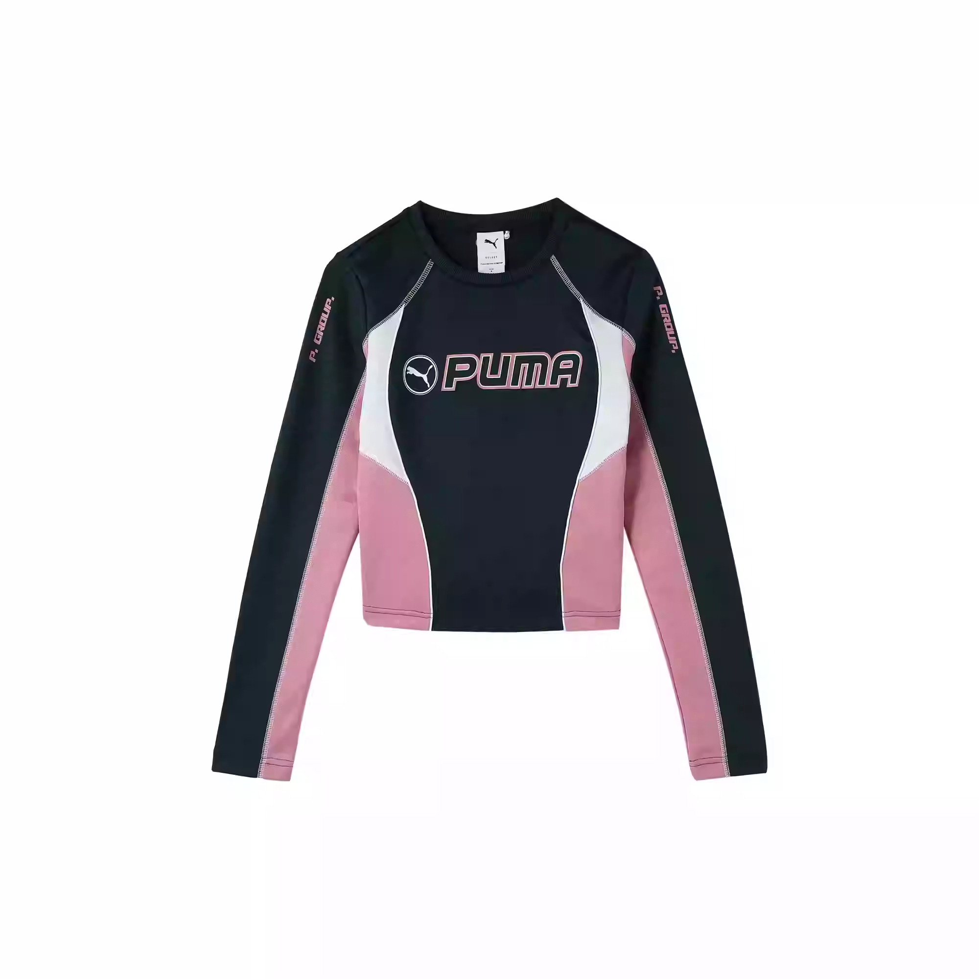 Женская футболка PUMA (темно-синяя)