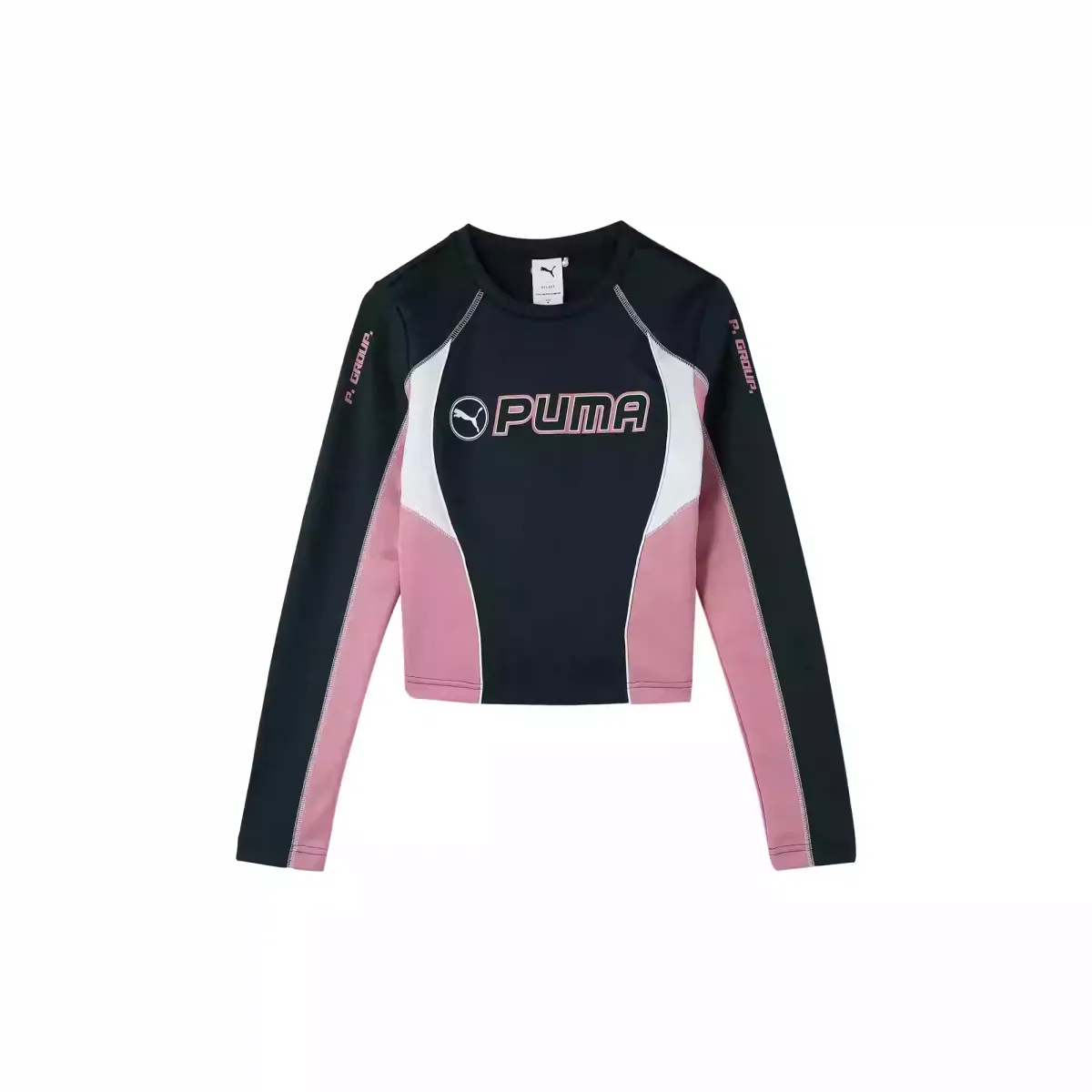 PUMA Raglan Sleeve T Shirt Women's Midnight Blue