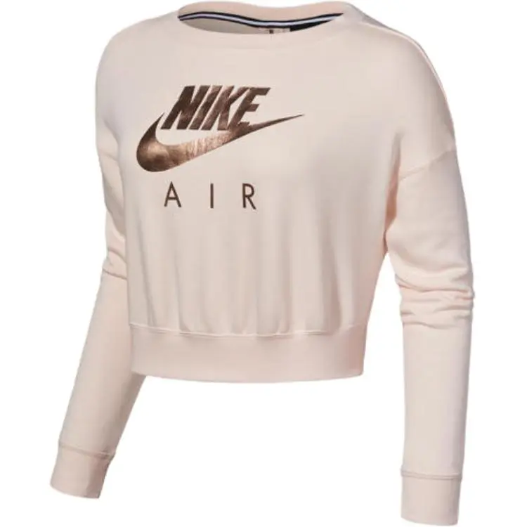 Nike Sweatshirts Women's Garnet Red Crew Neck Moderate Regular