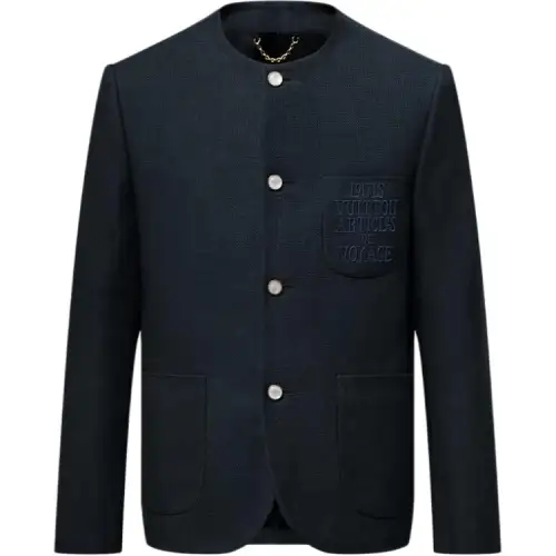 Lv Chic Collarless Jacket