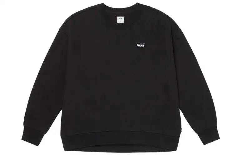 Vans Sweatshirts Women's Black Crew Neck Moderate Other