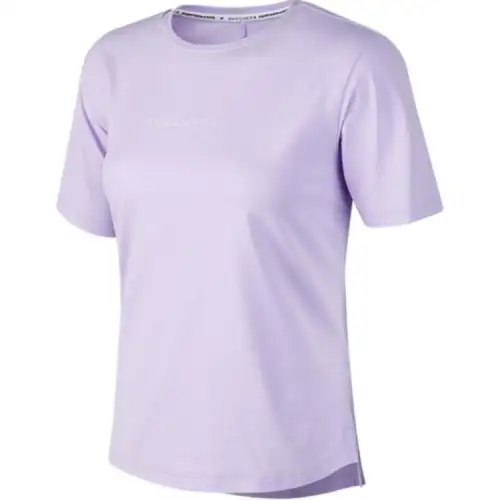 Skechers T Shirt Women's Light Snow Cyan