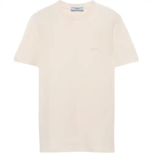 Prada Short-Sleeved Crewneck T-Shirt