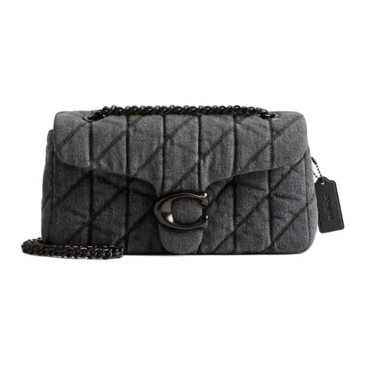 COACH Tabby Fabric Crossbody Bag, Shoulder Bag Medium Women's Washed Gray