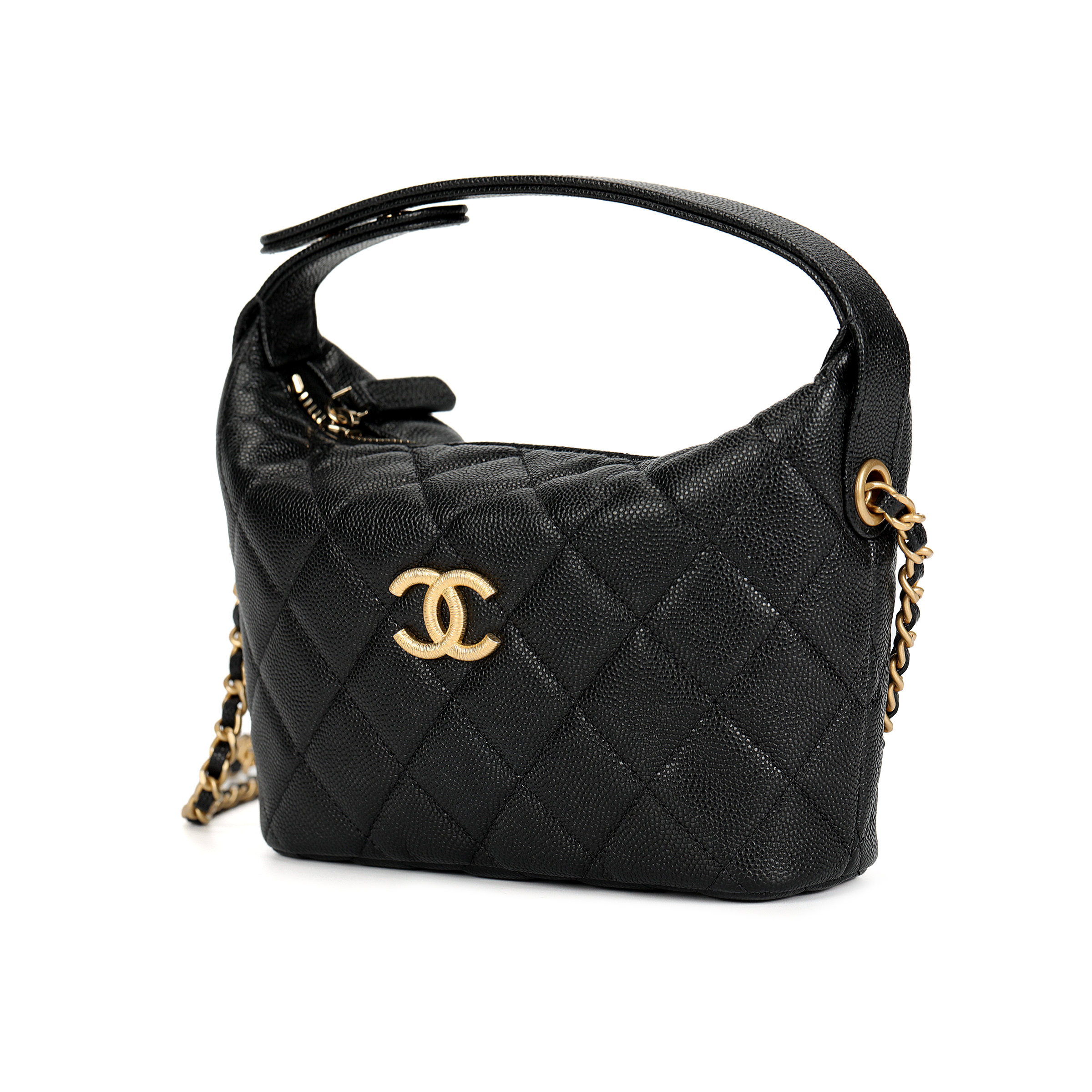 Женская сумка Chanel 25P Hobo (черная) — фото 2