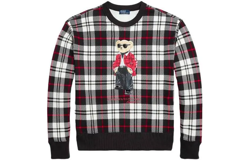 Polo Ralph Lauren Polo Bear plaid sweatshirt
