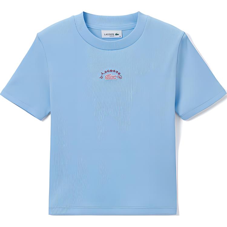 Женская футболка LACOSTE LACOSTE SS24 T (голубая)