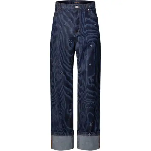LOUIS VUITTON Cuffed Denim Skate Pants