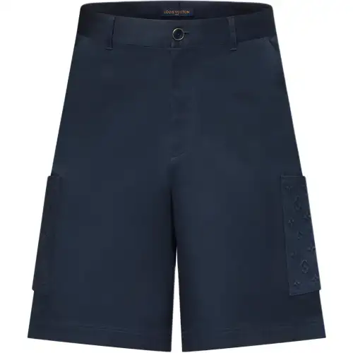LOUIS VUITTON Monogram Pocket Cargo Shorts