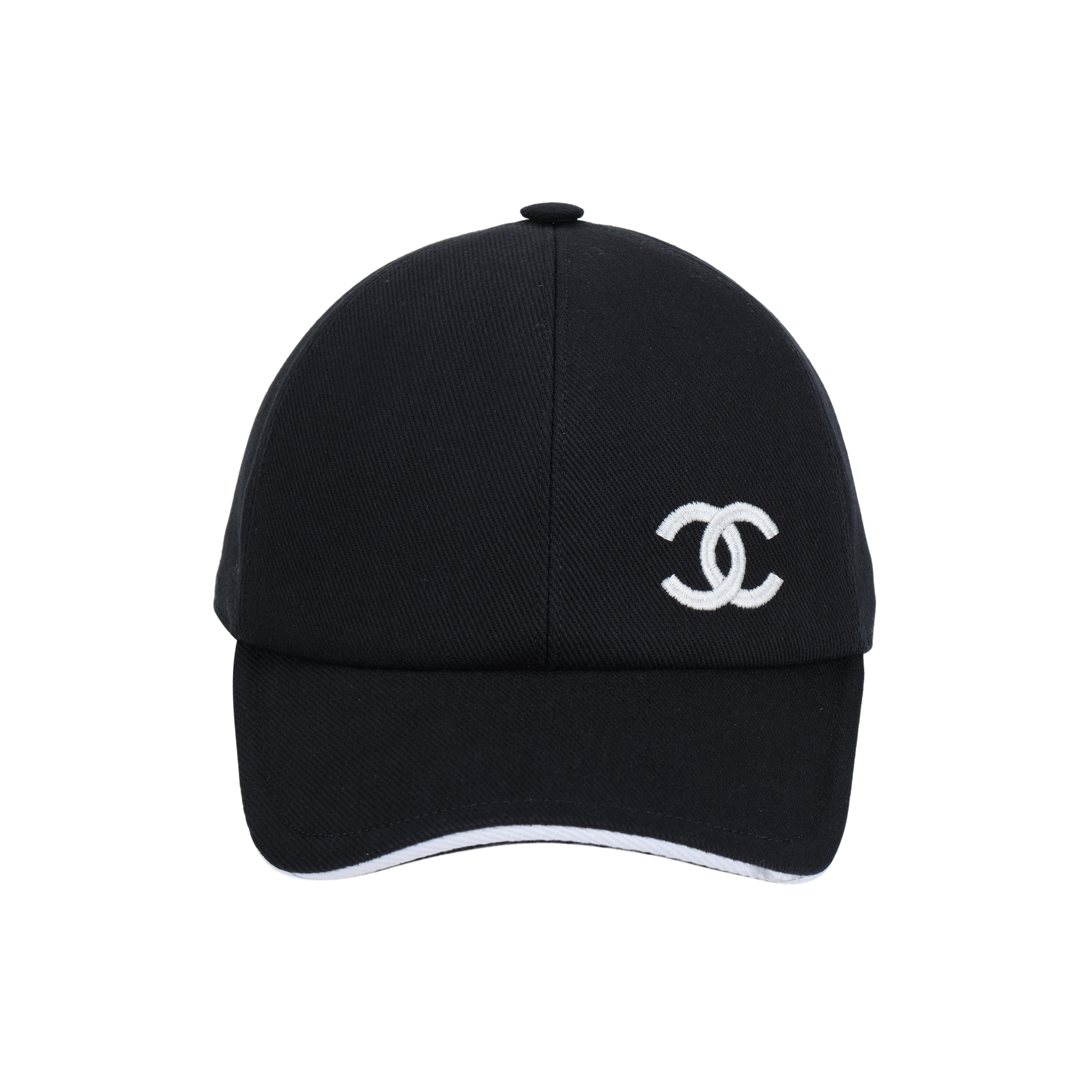 Кепка Chanel Embroidery Logo (черная) — фото 2