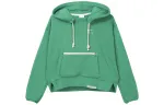 Nike Sweatshirts Women's Green Hooded Moderate Regular