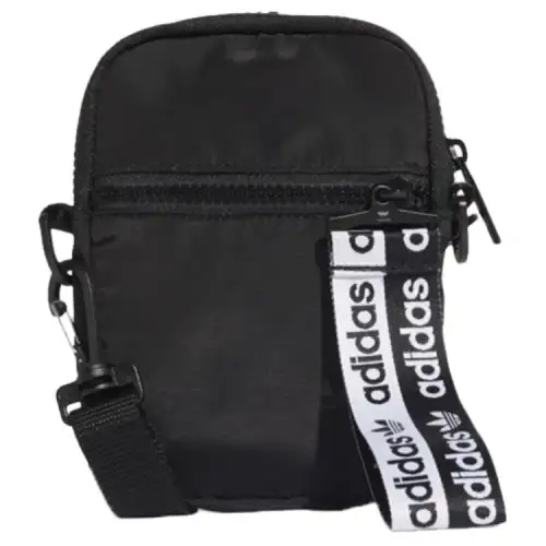 Adidas Originals Polyester One Shoulder Handbag, Crossbody Bag Unisex Black