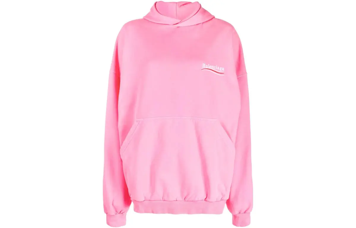 Balenciaga FW23 Sweatshirt Loose Fit Women's Pink