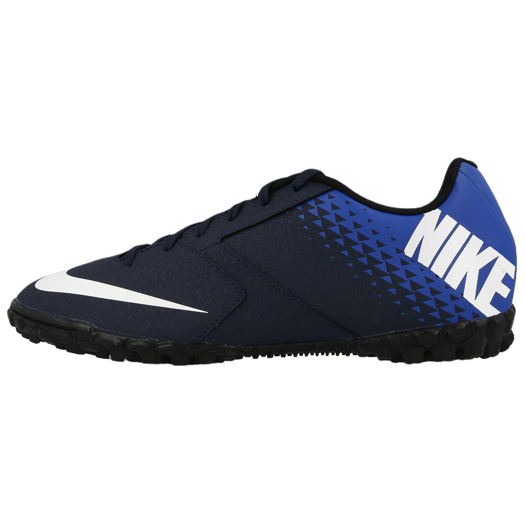 Nike Bombax Tf Slip Resistant Abrasion Resistant Soccer Shoes Men’s Blue