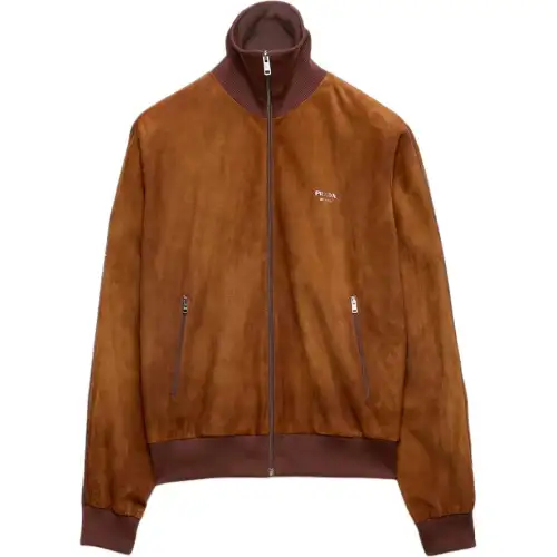 Prada Zip-Up Blouson Jacket