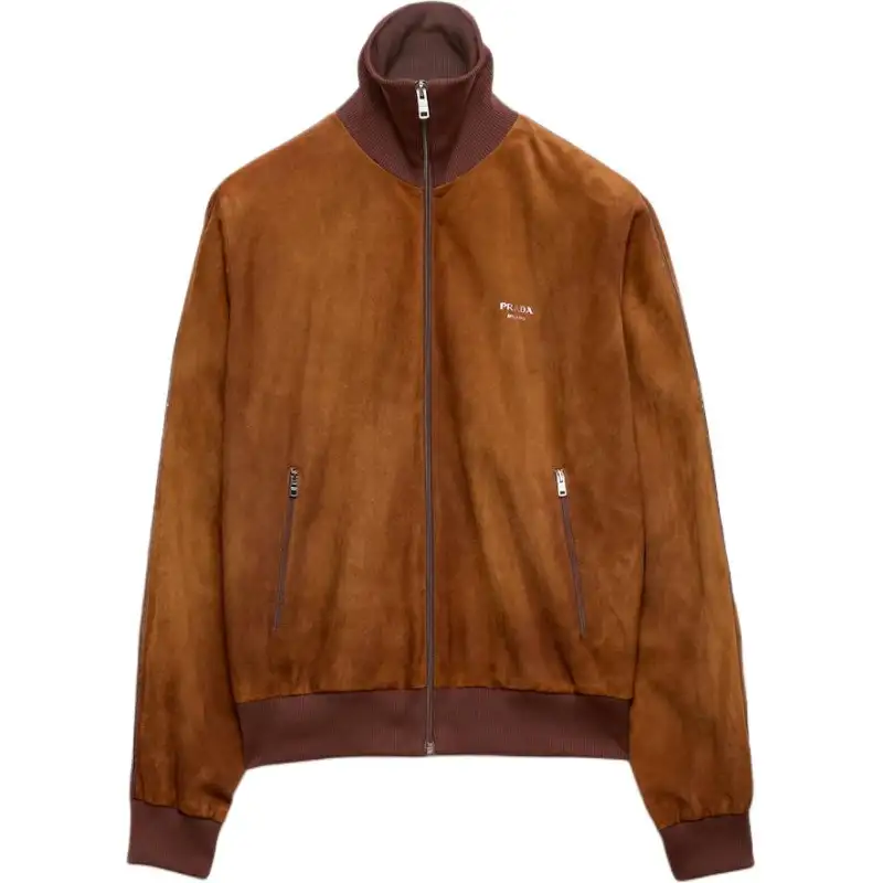 Prada Zip-Up Blouson Jacket