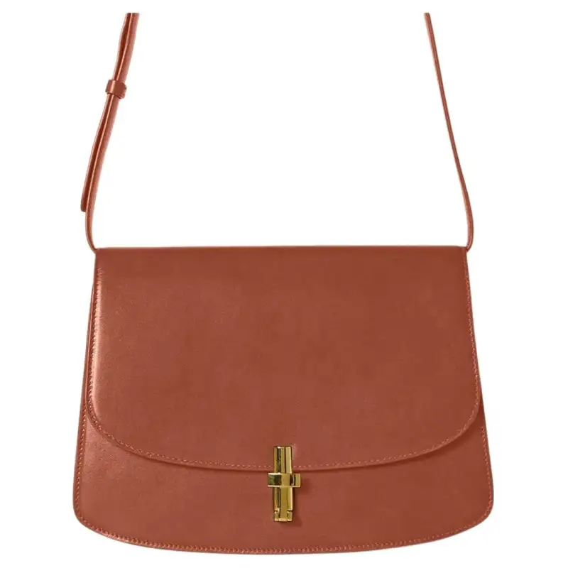 THE ROW Sofia 10 Calfskin Shoulder Bag, Crossbody Bag Women's Tawny
