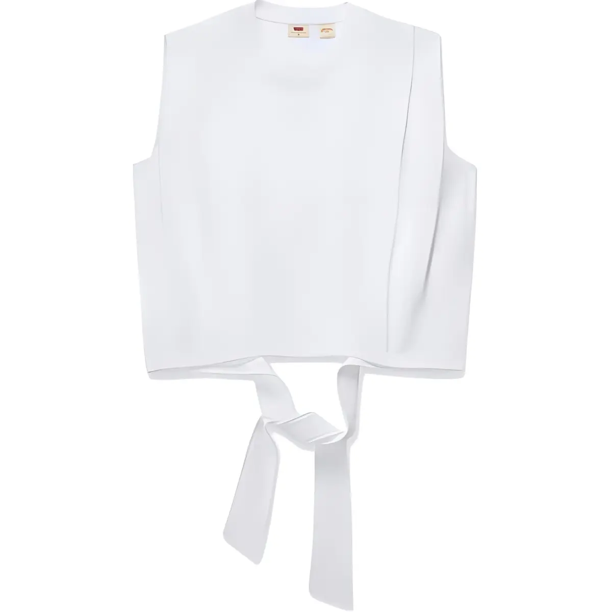 Levi's T-Shirts Women's White Crew Neck Moderate Straight Fit