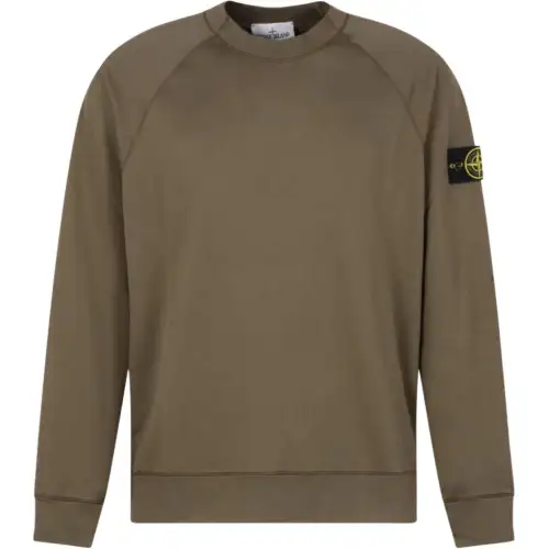 STONE ISLAND Compass Patch Crewneck Sweatshirt