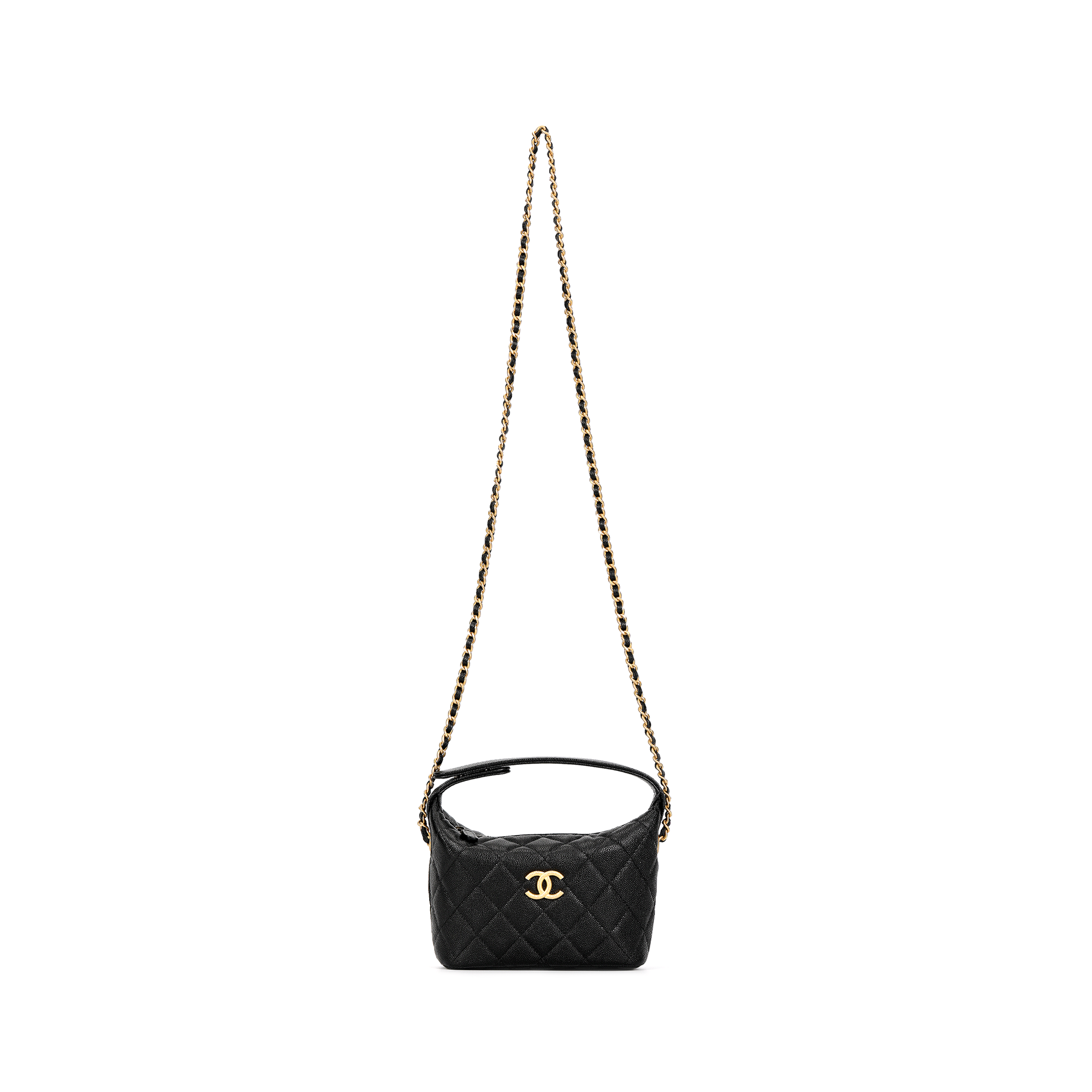 Женская сумка Chanel 25P Hobo (черная)