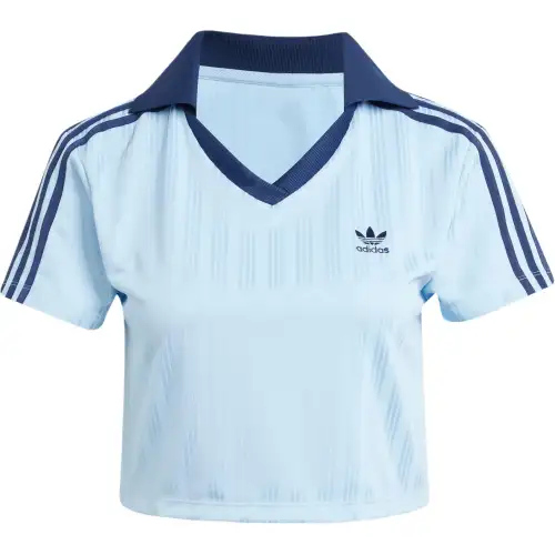 Adidas Originals ADICOLOR Polo Shirt Women's Pink Blue