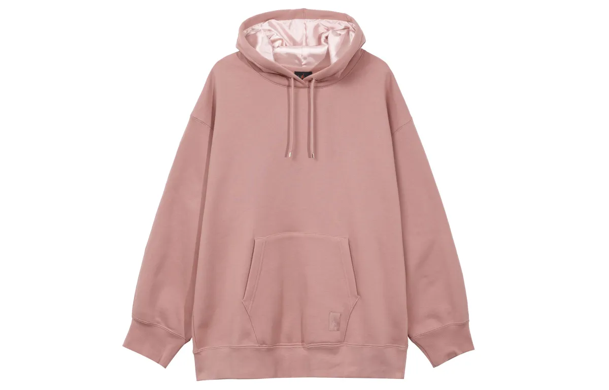 Jordan Flight Solid Color Casual Loose Fit Thickened And Fleece Lined Sweatshirt Women's Stardust Red