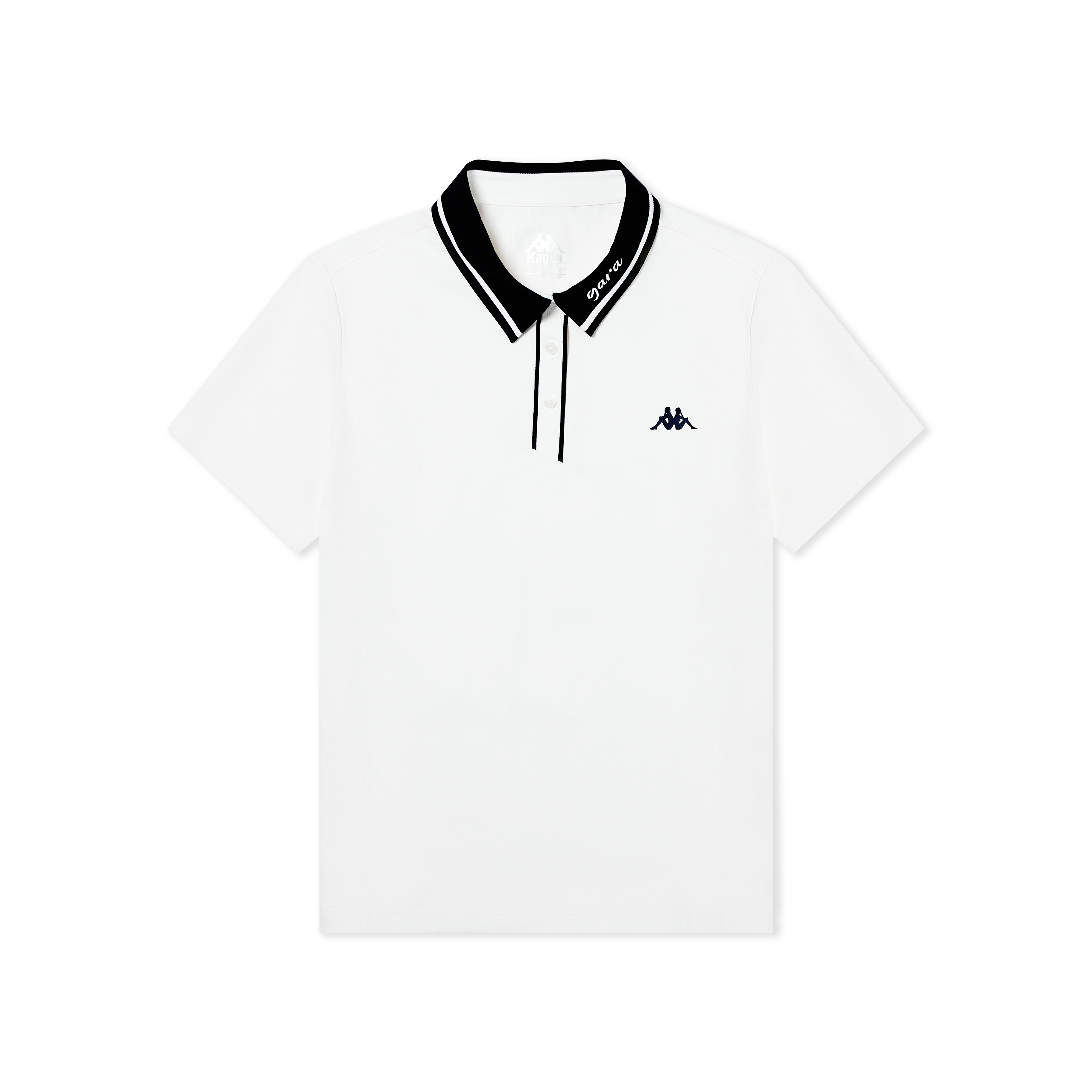 Kappa Summer Polo Shirt Women's Korean White