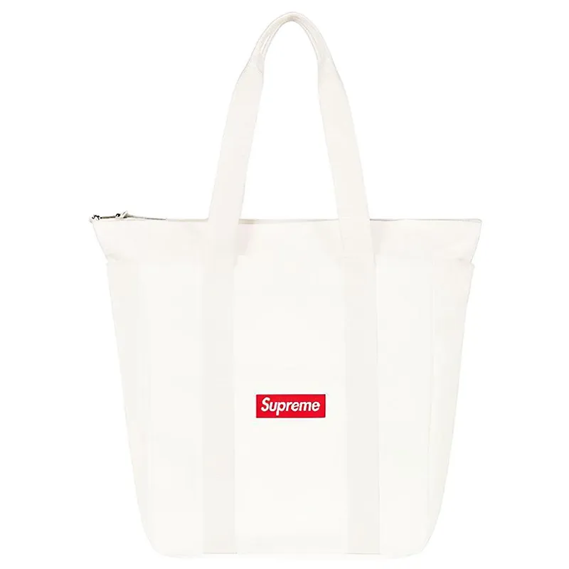 Supreme FW20 Nylon Tote Bag, Shopping Bag, Handbag, Shoulder Bag Regular Unisex Black/White