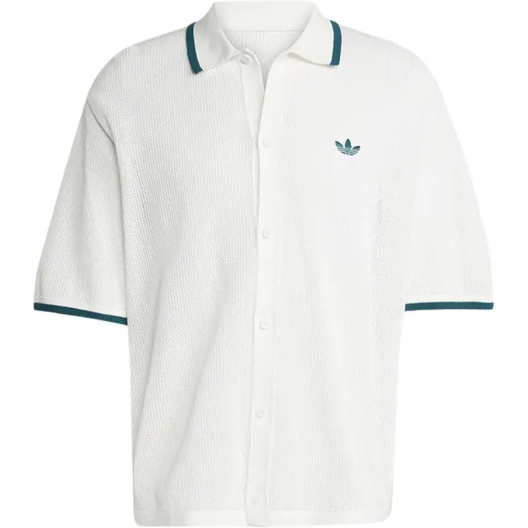 Adidas Originals textured short-sleeves shirt