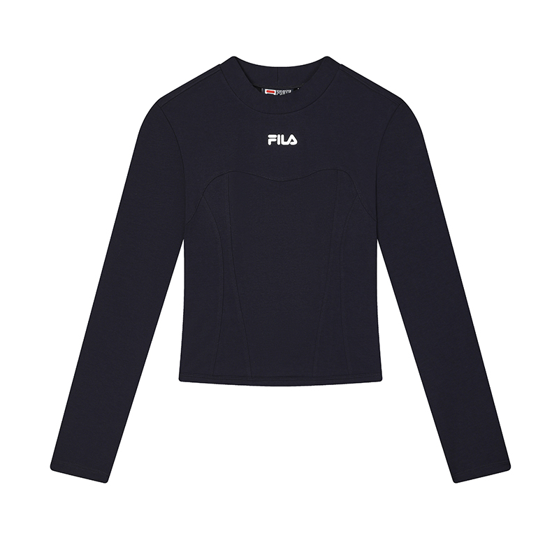 Женская футболка FILA с длинным рукавом (синяя)