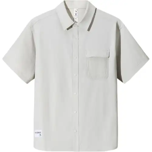 Anta Variety Training Collection Shirt Men's Light Sand Gray