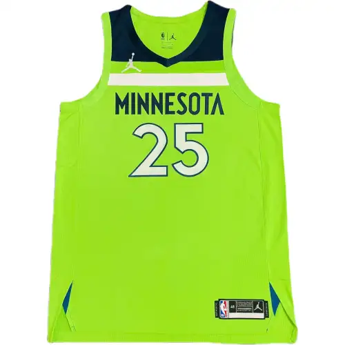 Jordan x NBA Minnesota Timberwolves Basketball Jersey Men's Neon Green