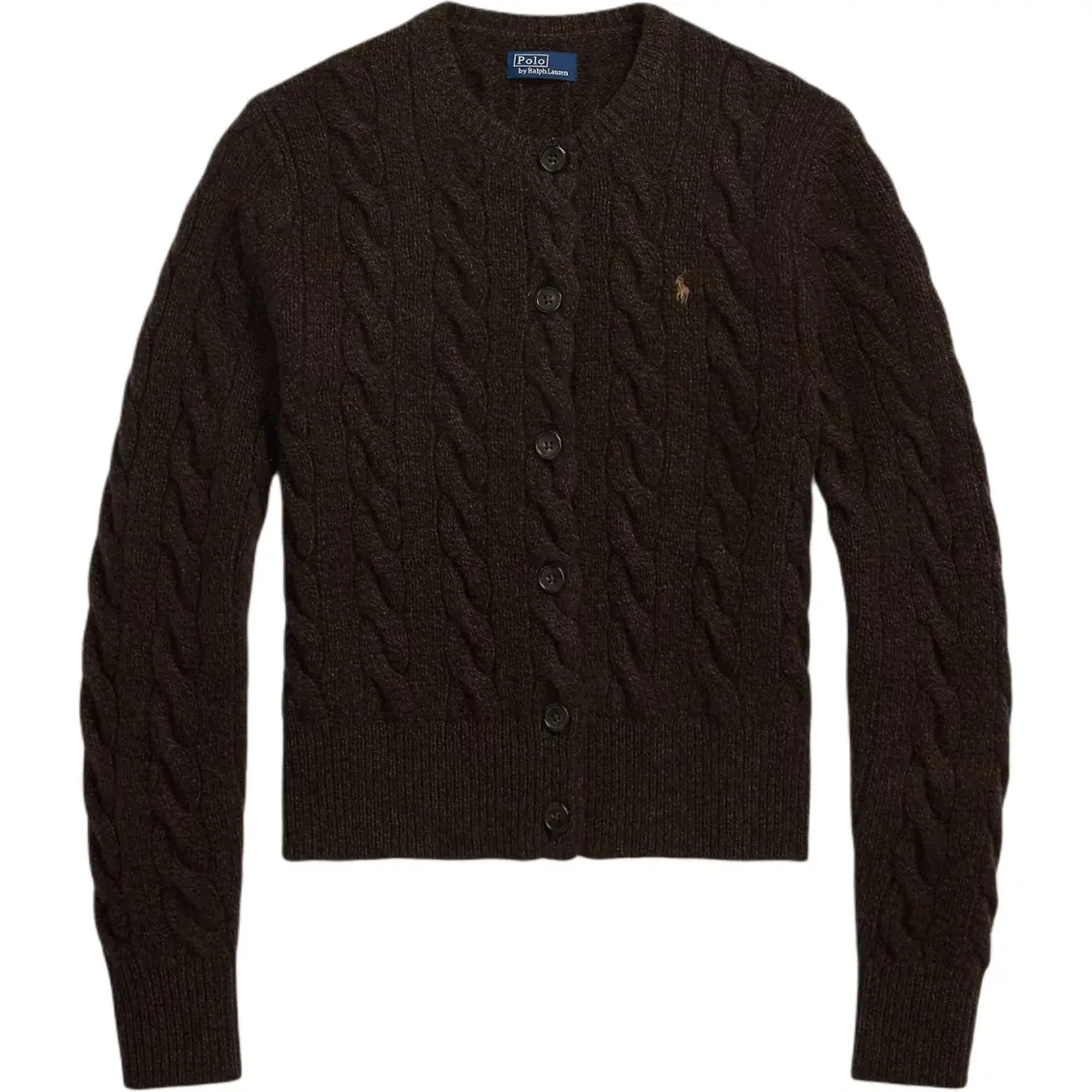 Polo Ralph Lauren Sweater Short Slim Fit Women's Brown