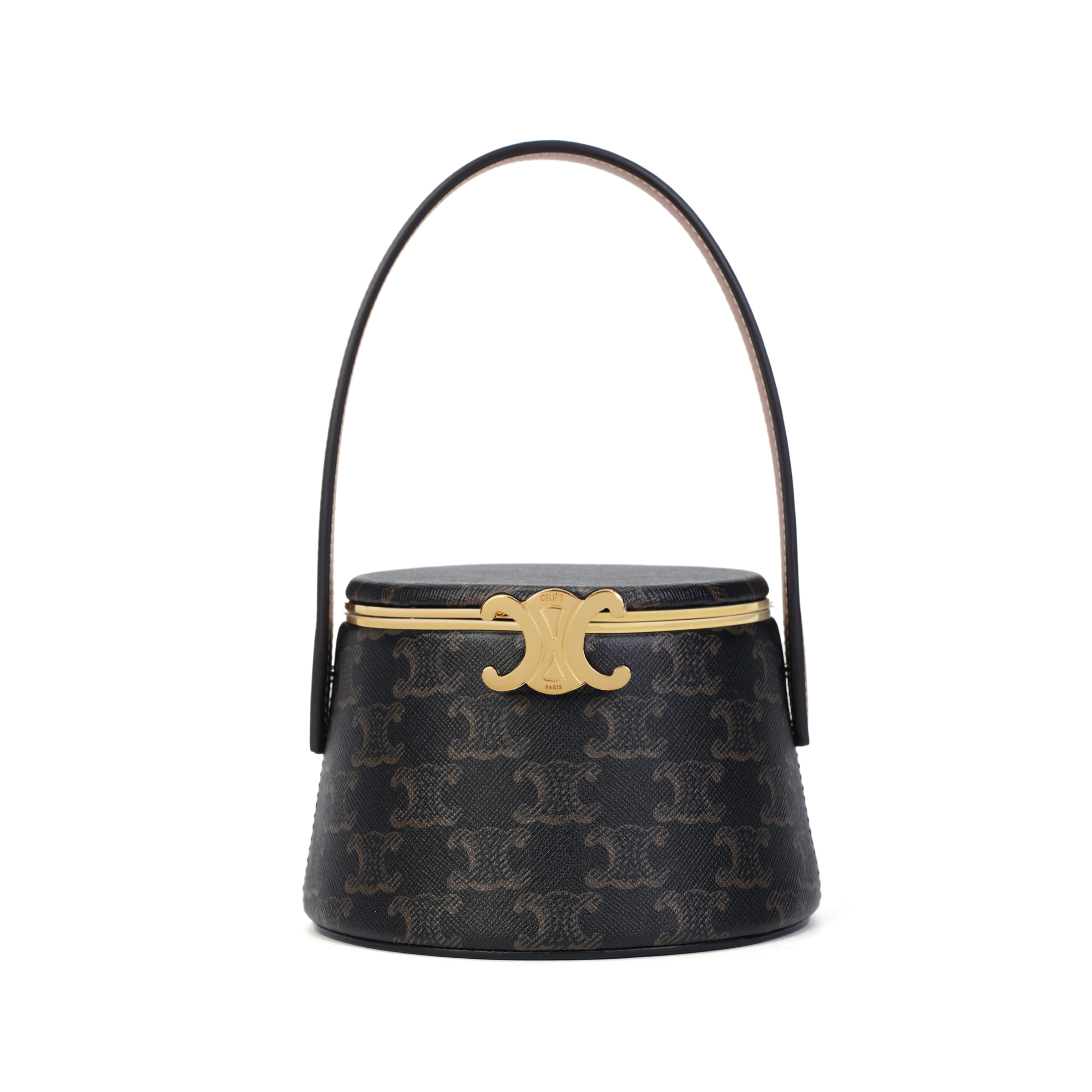 Женская сумка CELINE Triomphe (коричневая)