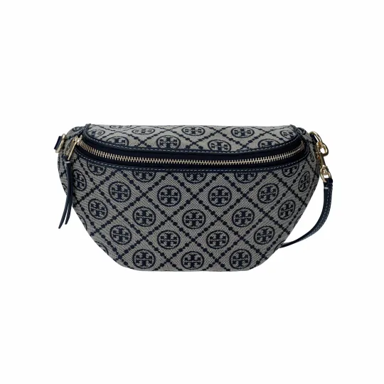 TORY BURCH T Monogram Belt Bag Navy