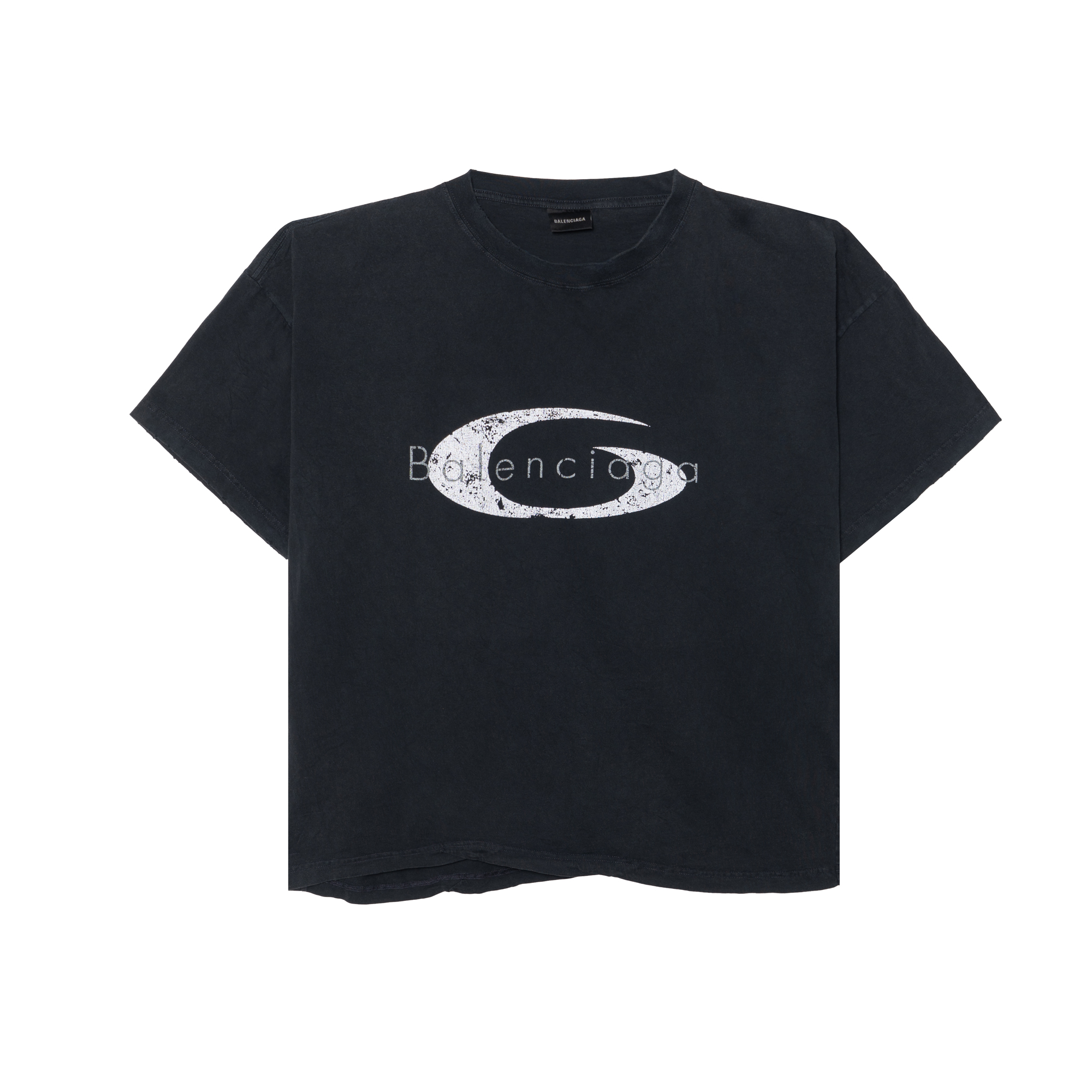 Мужская футболка Balenciaga SS25 (черная)