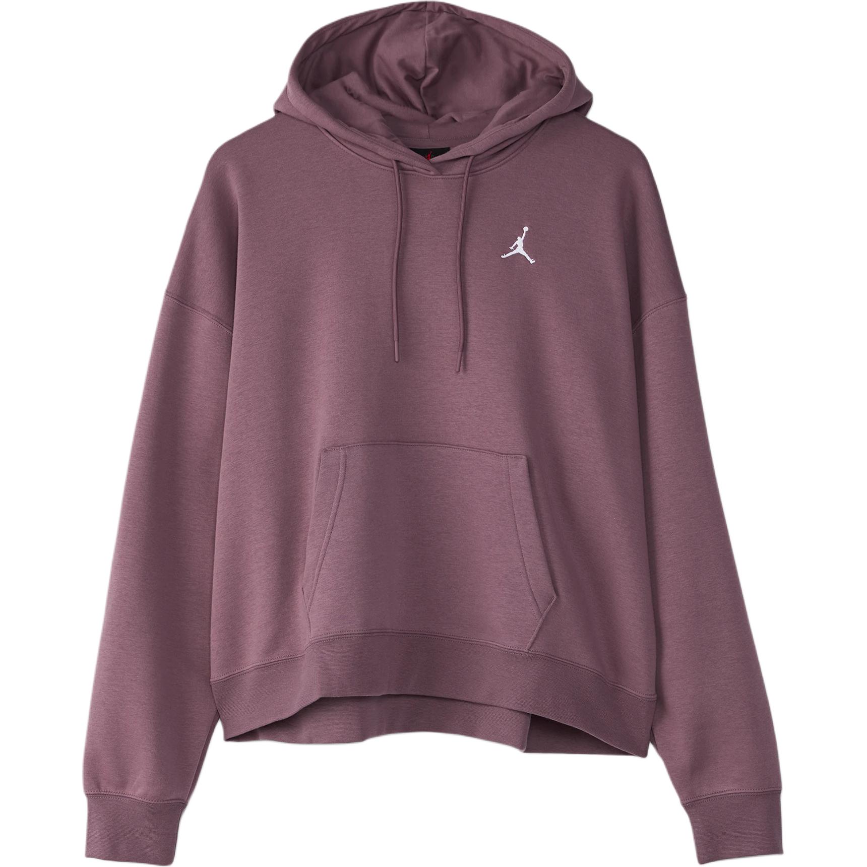 Jordan Brooklyn Sweatshirts Women's Peach Hooded Moderate Regular