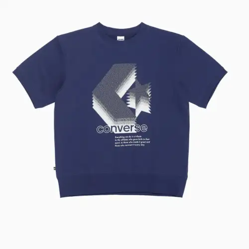 Converse SS25 T Shirt Men's Blue